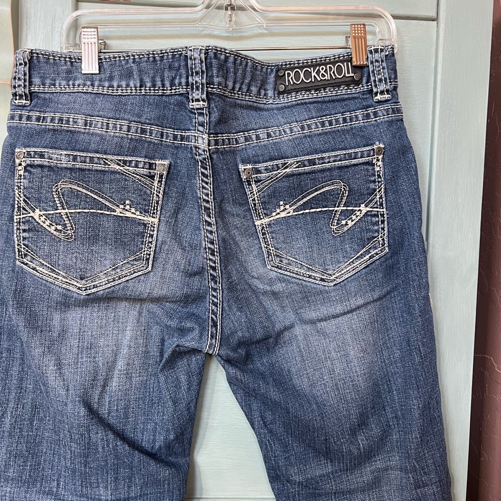 Rock & Roll Cowgirl Boyfriend Blue
Jeans 29 x 32, Mint Condition